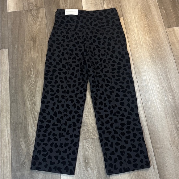 Ann Taylor Velvet Heart High Rise Wide Leg Cropped Pants - Picture 11 of 13